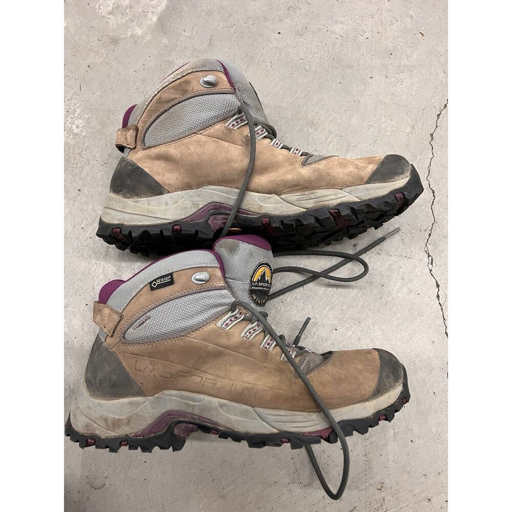 La Sportiva FC 4.1 GTX Waterproof Vibram Hiking Boots Womens Size 9.5 - Nice!